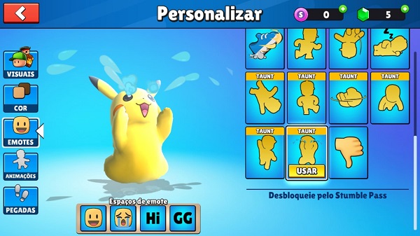 NOVO STUMBLE GUYS VERSÃO POKÉMON ⚡ 