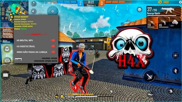 Versão Mais Recente] FFH4X Mod Menu APK V96 Baixar - Ffh4xapk