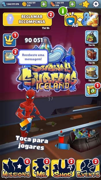 Subway Surfers para 360 N4s 64GB - Baixar arquivo apk