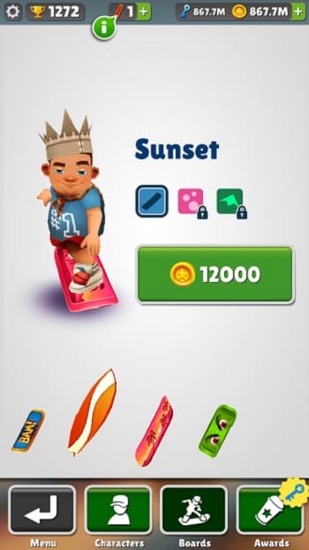 SUBWAY SURFERS 1.99 - TODOS PERSONAGENS E BOARDS 2012 A 2019