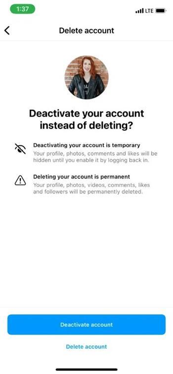 how to delete instagram account (2)