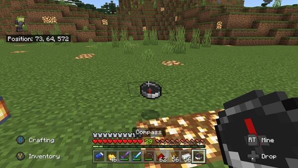Craft a Compass in Minecraft4