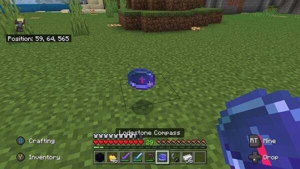 Craft a Compass in Minecraft5