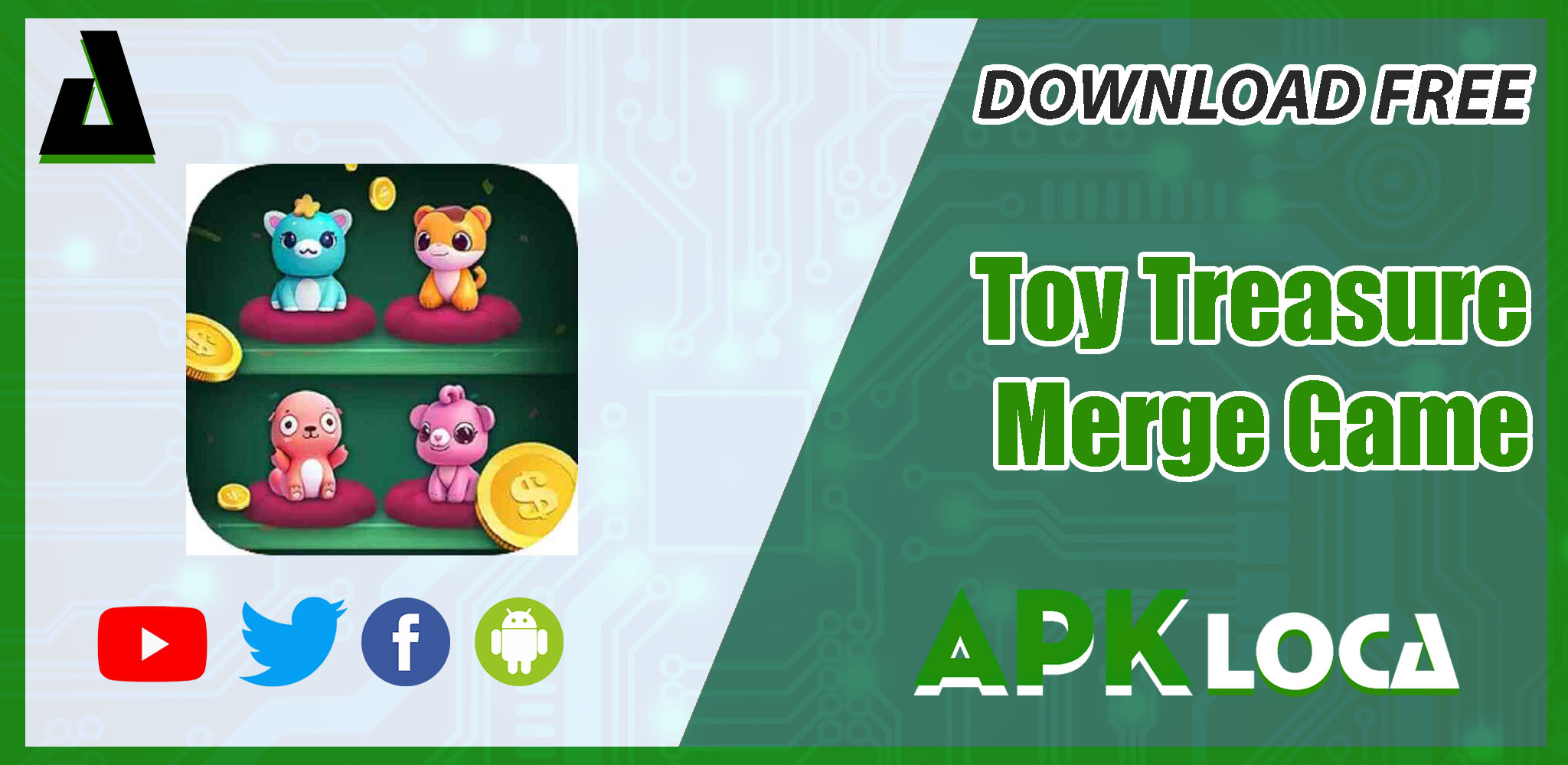 Toy Treasure Merge Game